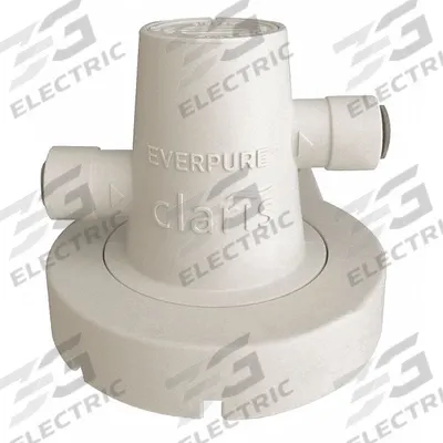 PENTAIREVERPURE Water Filter Head: 3/8 in, Quick-Connect, 5 3/8 in Overall Ht - Appliance Water Filter Heads
