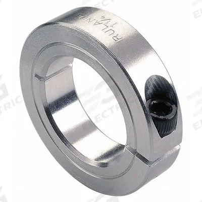 RULAND MANUFACTURING Shaft Collar: 1-Piece, Metric, Round, Clamp-On, 36 mm Bore Dia - Aluminum Shaft Collars