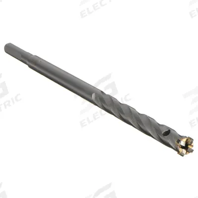 BOSCH Rebar Cutter: 1 in Drill Bit Size, 10 in Max Drilling Dp, 12 in Overall Lg - 3-Flat-Shank Rebar Cutting Drill Bits