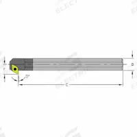ULTRA-DEX USA Indexable Boring Bar: C08J SDXCR2 (MPN 920-000-071). Key specifications — attr257292: C08J SDXCR2.