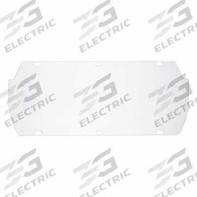 MCR SAFETY Face Shield Visor: 16 3/4 in Overall Wd, 7 in Overall Ht, 0.04 in Overall Thick - General Purpose Replacement Visors