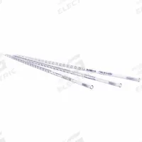 KIMBLE Serological Pipette: 1 mL Capacity, 0.1 mL Graduation Increments, Sterile, Borosilicate Glass (MPN 72100-1110). Key specifications — Sterility: Sterile; Brand: KIMBLE; Individually Wrapped: Not Individually Wrapped; Pipette Type: Non-Pryogenic; Material: Borosilicate Glass; Product Type: Serological Pipette.