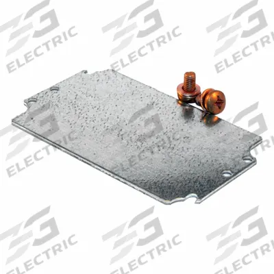 HAMMOND Inner Panel: Back Panel Panel, 4.47 in Overall Ht, 2.74 in Overall Wd, Steel - Interior Mounting Panels