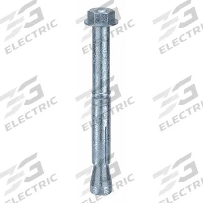 MKT FASTENING Wedge Anchor Stud: 152 mm Overall Lg, 18 mm Dia, M12 Thread Size, Steel - Steel Wedge Anchors