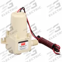 DAYTON Marine Utility Pump: Potable, 12V DC, 14 ft Max. Head, 3/8 in MNPT Discharge, 12V DC, 14 ft (MPN 1P811). Key specifications — Brand: DAYTON; Nameplate Voltage: 12V DC; Includes: (2) Suction Heads.