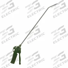 EXAIR Air Gun: Ergonomic Grip, Polyoxymethylene, 1/4 in Female NPT, 12 in Actual Extension Lg, 12 in (MPN 1810SS-12). Key specifications — attr1328526: Polyoxymethylene; attr1328500: Extension Pipe; attr1328508: EXAIR; attr1328515: No; attr1328533: Yes.