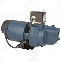 FLINT & WALLING Shallow Well Jet Pump: 1/2 hp HP, Single Phase, 115/230V AC, 5.8 gpm, 102 ft Head (MPN EK05S). Key specifications — Rated Voltage: 115/230V AC; Brand: FLINT & WALLING; Ejector Included: Ejector Included; Ejector: Included.