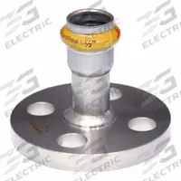 APOLLO Crimp Adapter Fitting: 1/2 in Pipe x 1/2 in Pipe Size, Press-fit x Flange, HNBR, SmartPress (MPN 123456899). Key specifications — Brand: APOLLO; Series: SmartPress.