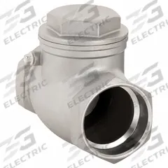 APPROVED VENDOR Swing Check Valve: Swing, Inline Valve Body, 2 in Pipe Size, Socket x Socket, Std (MPN 4VMV6). Key specifications — Brand: APPROVED VENDOR.