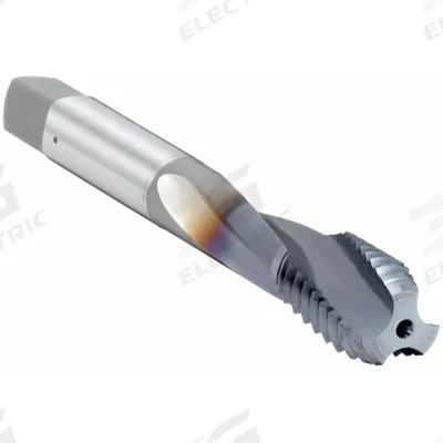 OSG Spiral Flute Tap: 3/8"-24 UNF, H5 / 2B-3B, 3 Flute - Spiral-Flute Taps for Steel & Stainless Steel