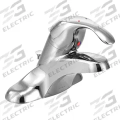 MOEN Low Arc Bathroom Faucet: M-Bition, Brass, Chrome Finish, 2.2 gpm Flow Rate, Centerset, Arc (MPN 8434). Key specifications — Includes: Mounting Hardware; Brand: MOEN; Series: M-Bition.