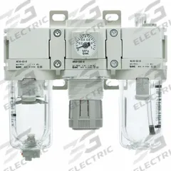 SMC Filter, Regulator, Lubricator: 3/8 in NPT, 1 MPa Max Op Pressure, 5 micron, AC-D Series (MPN AC40-N03-Z-D). Key specifications — attr109588: AC-D; attr109524: SMC.