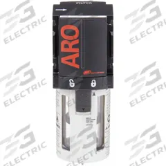 ARO Pneumatic Oil Filter: Coalescing, 1/4 in NPT, 0.3 micron, 49 cfm, 150 psi Max Op Pressure, 1000 (MPN F35121-300). Key specifications — attr110055: 1000; attr110008: ARO.