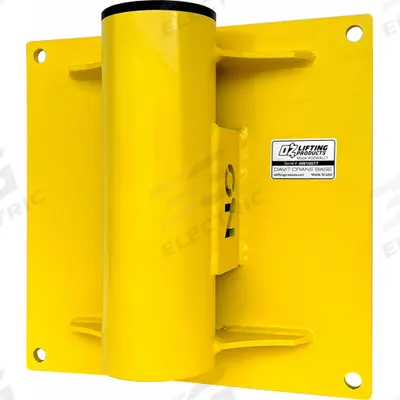 OZ LIFTING PRODUCTS Wall Mount Base: Wall, 1,200 lb Max Load Capacity, Steel - Wall-Mount Bases