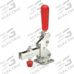 DE-STA-CO Hold-Down Clamp: Std Vertical Handle, Flange Base Mounting, 76° Clamp Arm Opening Angle (MPN 2007-USS). Key specifications — Brand: DE-STA-CO.