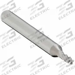 OSG Square End Mill: Carbide, 4 Flute, 1 mm Mill Dia, 3 mm LOC, 39 mm OAL (MPN 404-0394)