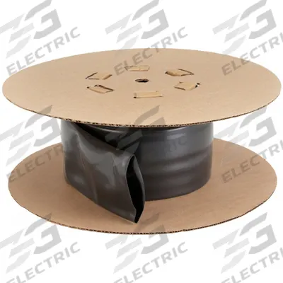 INSULTAB Heat Shrink Tubing: 3 in I.D. Before Shrinking, 1.5 in I.D. After Shrinking - Chemical-Resistant PVC Heat Shrink Tubing