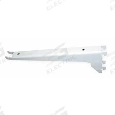 APPROVED VENDOR Shelving Bracket: Double, 3/4 in x 16 1/2 in x 3 9/16 in, Powder Coated - Brackets for Slotted-Standard Shelving