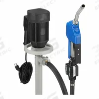 DAYTON Electric Drum Pump: 115 V AC, 1 1/10 hp HP, Polypropylene, 10 gpm Max. Flow Rate, Digital (MPN 6GKR3). Key specifications — Brand: DAYTON; Nozzle Material: Stainless Steel; Meter: Digital; Pump Kit Type: Pump with Discharge Hose, Nozzle & Meter.