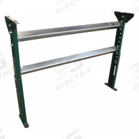 ASHLAND CONVEYOR Conveyor Support Stand: For 31 in Between Frame Wd, 55 in Min. Ht, 67 in Max. Ht (MPN H15M61B31). Key specifications — Stand Material: Steel; Color: Green; Brand: ASHLAND CONVEYOR.