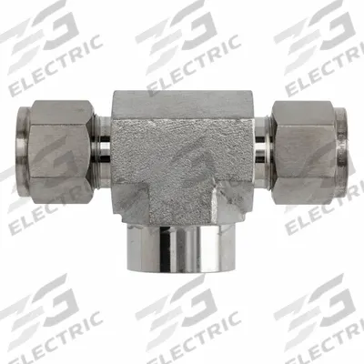 BRENNAN INDUSTRIES Single Ferrule Instrumentation Fittings: Compression x - Clean & Bagged Single-Ferrule Stainless Steel Fittings