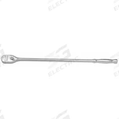 SK PROFESSIONAL TOOLS Hand Ratchet: Pear, Reversible, 12 in Overall Lg, Chrome - Standard-Head Ratchets