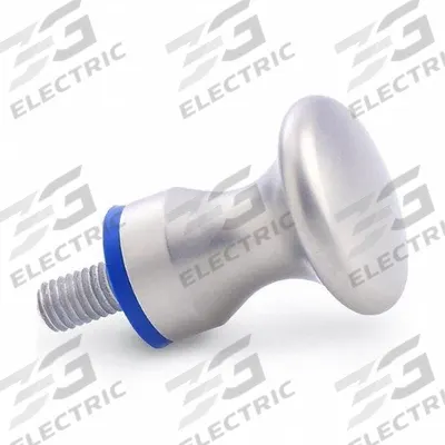 JW WINCO Hand Knob: Pull, Stainless Steel, M5x0.8 Thread, 0.51 in Thread Lg - Hygienic Pull Knobs with Threaded Stud