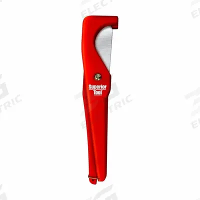 SUPERIOR TOOL Tube Cutter: 1/4 in – 1 1/2 in OD Cutting Capacity, Manual, 8 in Tool Lg - Plastic Tubing & Hose Cutters