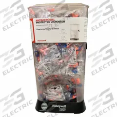 HOWARD LEIGHT BY PIP Earplug Dispenser: Dispenser with Refill, Bullet, 32 dB NRR, 400 Pairs, 400 PK (MPN HL400-XTR-30-AM). Key specifications — Earplug Color_Original: Red; Capacity - Pairs of Earplugs: 400 Pairs; Dispenser Mounting Style - MERCH: Table Top and Wall; Brand: HOWARD LEIGHT BY PIP.