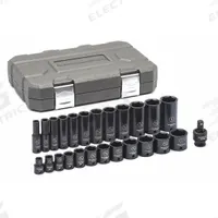 GEARWRENCH Socket Set: 3/8 in Drive Size, 5/16 in to 1 in Socket Size Range, Manganese Phosphate (MPN 84919N). Key specifications — attr1204251: GEARWRENCH; attr1215453: 3/8 in; attr1215454: 5/16 in to 1 in; attr1224229: Friction.