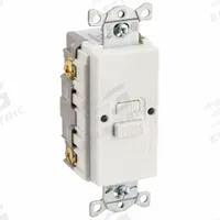 GFCI Receptacle: White, 125V AC, 20 A, Auto Reset Type, 2 Pole, 3 Wire (MPN GFBF20W). Key specifications — Brand: HUBBELL.