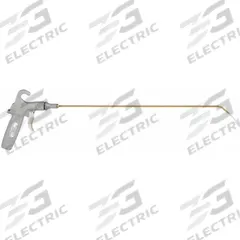 GUARDAIR Air Gun: Pistol-Grip Grip, Aluminum, 1/4 in Female NPT, 1 Nozzle(s), Angled, Focused, 12 in (MPN 74BH012Z). Key specifications — attr1328526: Aluminum; attr1328500: Brass Extension with Plastic Stylus Tip; attr1328508: GUARDAIR; attr1328515: Yes; attr1328533: Yes.