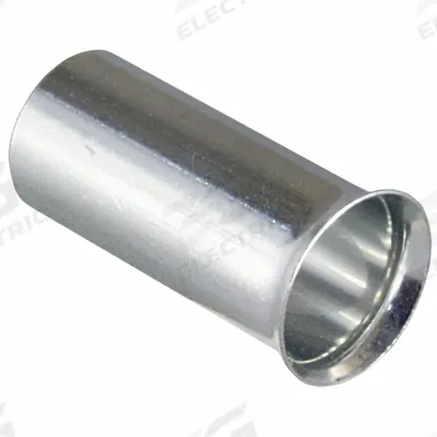 APPROVED VENDOR Wire Ferrule: 4 AWG Max Wire Size, Holds 1 Wire, Bare - Non-Insulated Ferrules