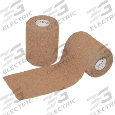 FIRST AID ONLY Self-Adherent Wrap: 5 yd Dressing Lg, 3 in Dressing Wd, Gauze - Self-Adherent Bandages