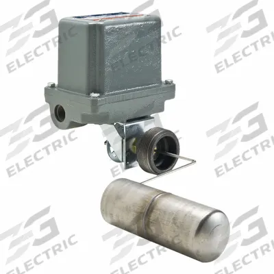 TELEMECANIQUE SENSORS Alternator Closed Liquid Level Switch: Close On Rise, DPST-4NC - Mechanically Alternating Side-Mounted Float Switches