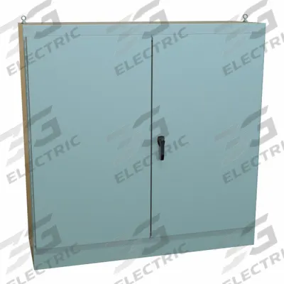 HAMMOND Enclosure: Steel, 72 in x 72 in x 24 in, NEMA 12, Solid Cover - Steel Dust-Tight Enclosures