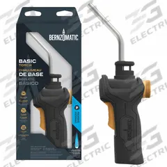 BERNZOMATIC Torch Kit: Webbed Flame, Trigger-Start, Fixed Tip (MPN 421774). Key specifications — Brand: BERNZOMATIC; Manufacturer Part Number: 421774; Compatible Fuel Type: Propane; Flame Adjustment: Adjustable Flame; Tip Type: Fixed Tip.