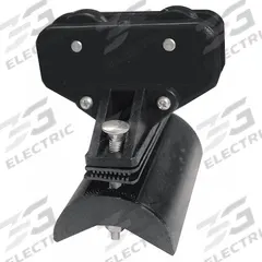 DAYTON Festoon Intermediate Trolley: Wire Rope, Flat, 0.87 in – 2.13 in (MPN 33N267). Key specifications — Compatible Cable Type: Flat; Trolley Wheel Material: Nylon; Trolley Frame Material: Plastic; Brand: DAYTON; Compatible Track Type: Wire Rope; Material: Plastic; Compatible with Manufacturer Part Number: FMT-70.