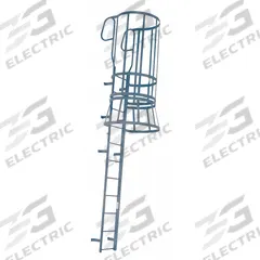 COTTERMAN Fixed Ladder with Safety Cage: 33 ft Overall Ht, 20 in Overall Wd, Steel, 30 Rungs (MPN M30WC C1). Key specifications — attr1050722: COTTERMAN; attr1050760: Assembled; attr1083696: 5.