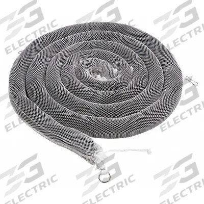 PIG Sorbent Boom: 3 in Dia, 20 ft Lg, 4 gal, Ring, Black/White - Sorbent Socks