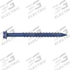 MKT FASTENING Concrete Anchor Screw: 1 3/4 in Overall Lg, 3/16 in Dia, Steel, Blue Ruspert, 25 PK (MPN H3175SP). Key specifications — Material Grade/Class: Grade C; Removable: Removable; System of Measurement: Inch; Tip Type: Self-Threading; Brand: MKT FASTENING; Screw Anchor Type: Concrete Screw Anchor; Anchor Type: Screw.