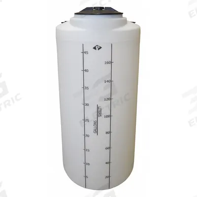 PEABODY ENGINEERING Storage Tank: Single Wall, Vertical, 50 gal, Closed Top - Vertical Liquid Storage Tanks