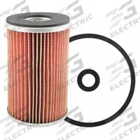 BALDWIN FILTERS Oil Filter Element: PT153, 6 3/8 in Overall Ht, 3 15/16 in Outside Dia, Oil. Key specifications — Baldwin Interchange: PT153; Brand: BALDWIN FILTERS; Compatible Vehicle Make: Navistar; Includes: (2) Furnished Gasket; Media Material: Cellulose.