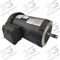 DAYTON General Purpose Motor: C-Face Mount, Totally Enclosed Fan Cooled, 1 1/2 hp, 230/460V AC (MPN 36VF65). Key specifications — Brand: DAYTON; Nameplate Voltage @ 60 Hz: 230/460V AC; Full Load Current @ 60 Hz: 3.74/1.87 A; Nameplate RPM @ 60 Hz: 3,520 RPM; Motor Enclosure: TEFC.