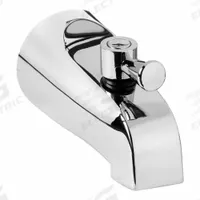 KISSLER Tub Diverter Spout: 3/4 in Connection Size, IPS Connection, 5 1/4 in Spout Reach (MPN 82-0025). Key specifications — Tub Spout Connection Type: IPS; Trim Finish: Chrome; Tub Spout Material: Metal; Brand: KISSLER.