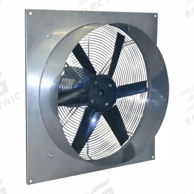 CANARM Exhaust Fan: Direct Drive, 12 in Blade, 1/4 hp, Totally Enclosed Air Over - Box Exhaust Fans with Motor