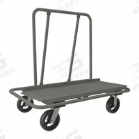 DURHAM MFG Panel Truck: 3,000 lb, Gray, 47 1/2 in L x 30 in W x 52 in H Deck, 13 1/4 in Deck Ht (MPN DT-3048-8MR-95). Key specifications — Color: Gray; Caster/Wheel Configuration: (2) Rigid; Brand: DURHAM MFG.