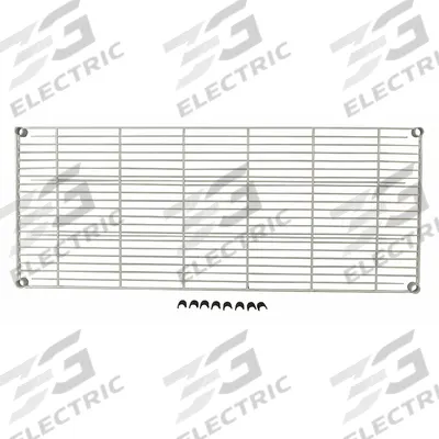 APPROVED VENDOR Wire Shelf: 60 in x 24 in, 1 Shelves - Color-Finish Wire Shelves for Dry Use