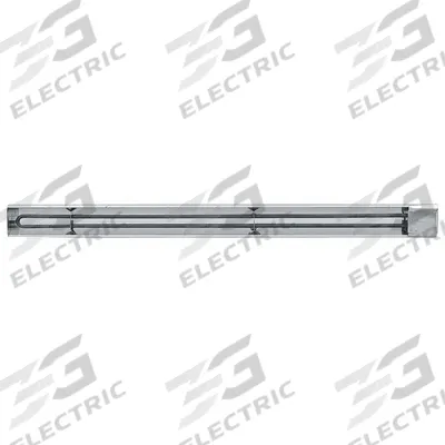 TEMPCO Tubular Infrared Heater Assembly: 1 Phase, 240V, 3,600 W Watt, 15 A, Outdoor - Weather-Resistant Radiant Strip Heaters
