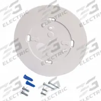 HONEYWELL HOME Decorative Cover Plate: Honeywell T8775, T87K, and T87N Series, 4EY30/4EY31, Round (MPN 50000066-001). Key specifications — Brand: HONEYWELL HOME; Compatible Brand and Series: Honeywell T8775, T87K, and T87N Series; Compatible Grainger Part Number: 4EY31; Mounting Direction/Shape: Round; Accessory Type: Cover Plate; Color/Material: White; Plastic; Includes: Mounting Hardware.